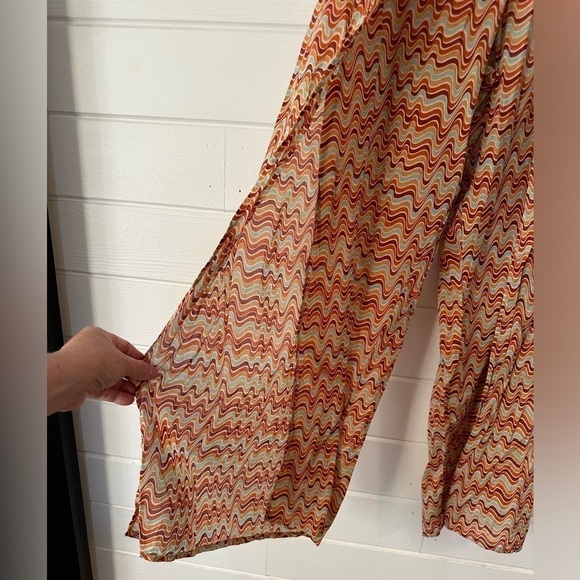 Faithfull the Brand Montero Pull-On Cover Up Pants Vadella Handmade Boho Flowy 6 - Picture 11 of 16